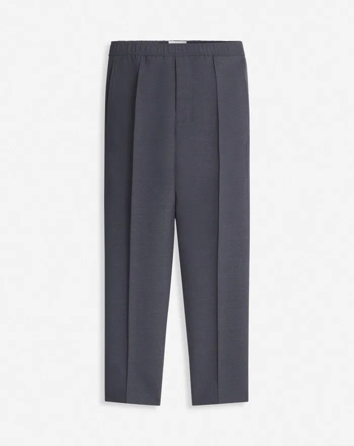 Pants With An Elastic Waistband Anthracite Men Lanvin Pants and Shorts