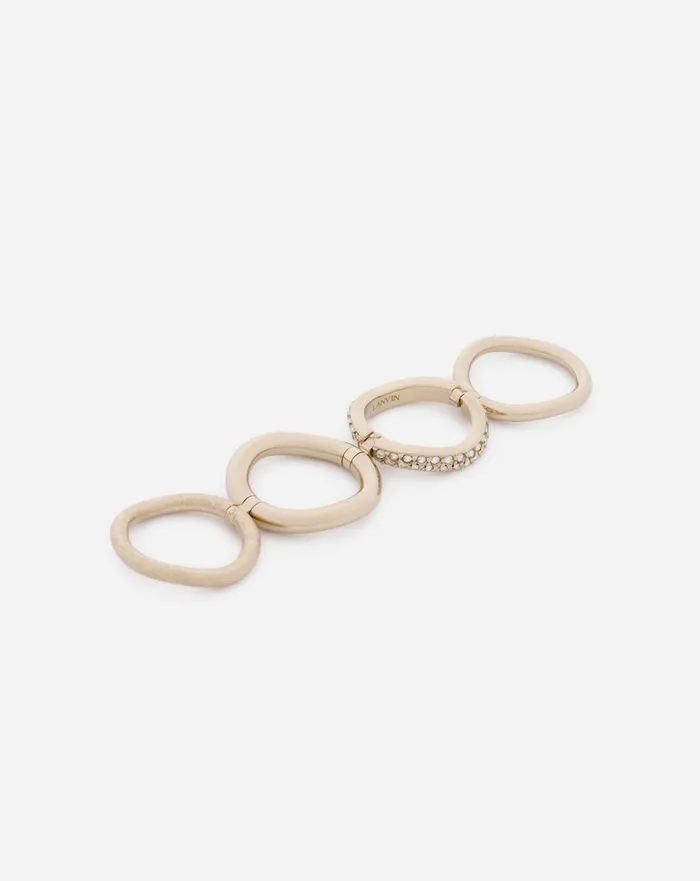 Partition By Lanvin Ring Goldcrystal Women Lanvin Jewelry
