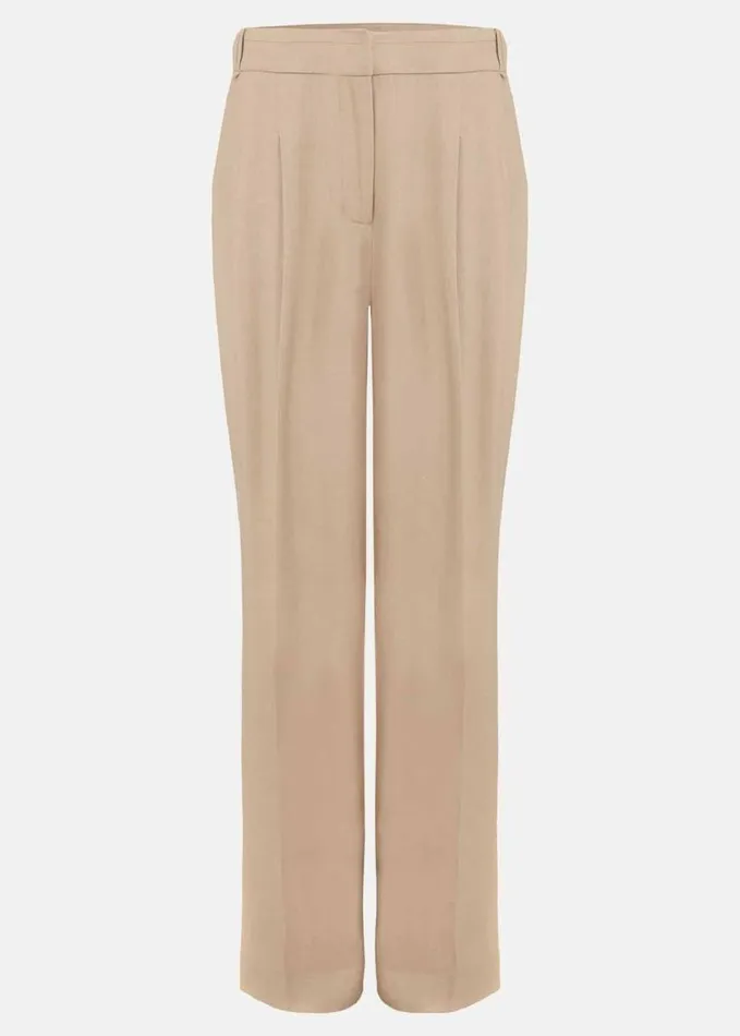Phase Eight Addison Pleat Front Trousers Stone Women Trousers