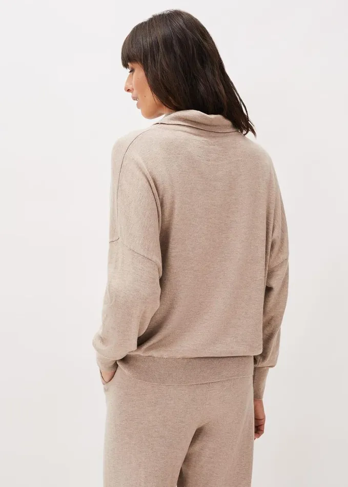 Phase Eight Alice Funnel Neck CoOrd Jumper Mocha Women Knitwear