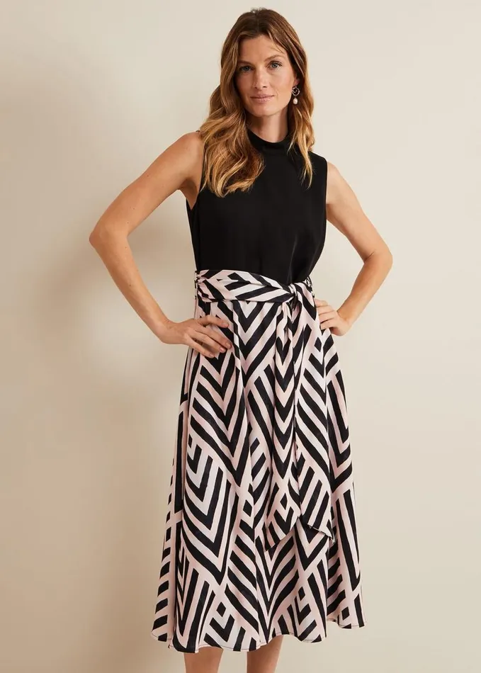 Phase Eight Alora Print Midi Dress Multicoloured Women Dresses