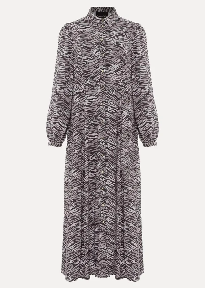 Phase Eight Amari Zebra Print Midaxi Dress Multicoloured Women Dresses