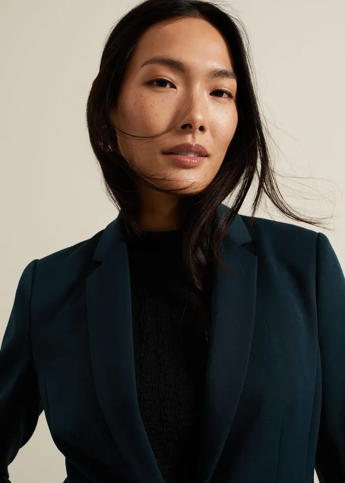 Phase Eight Arabella Crop Blazer Green Women Coats