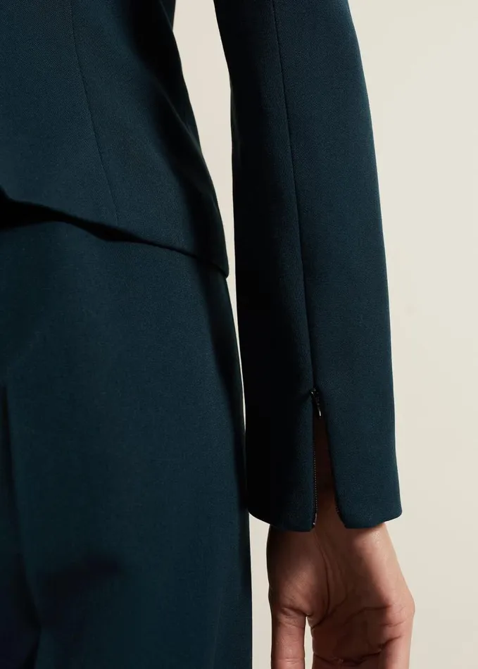Phase Eight Arabella Crop Blazer Green Women Coats