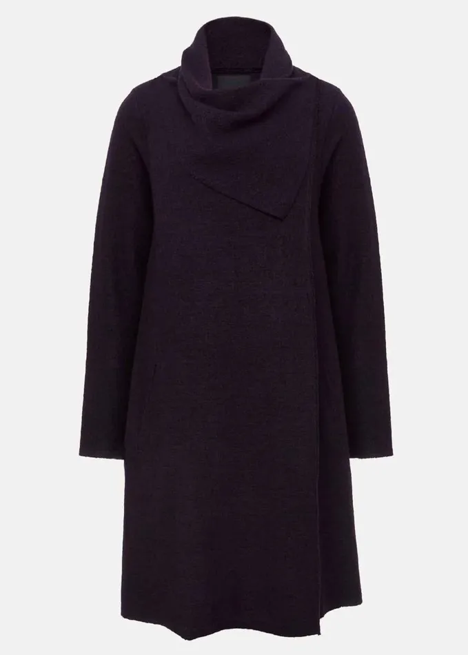 Phase Eight Bellona Knit Coat Blackcurrant Women Knitwear