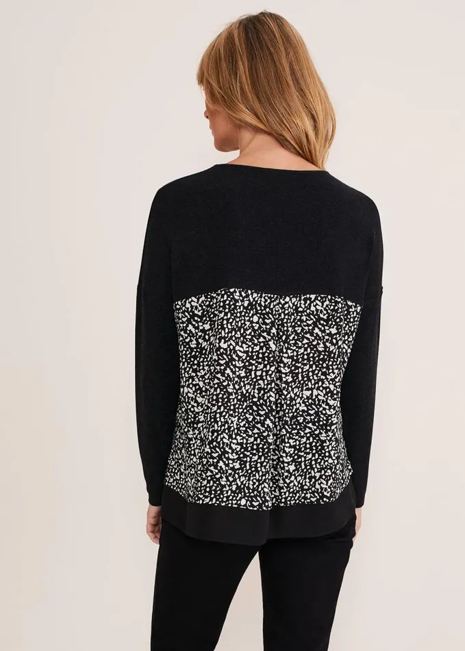 Phase Eight Bregitta Front Seam Top Blackivory Women Tops and TShirts