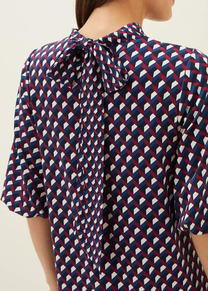 Phase Eight Cathye Geometric Print Tunic Dress Multicoloured Women Dresses