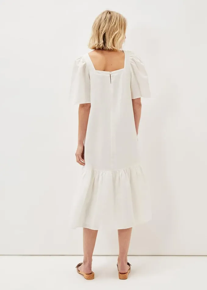 Phase Eight Claria White Midi Dress White Women Dresses