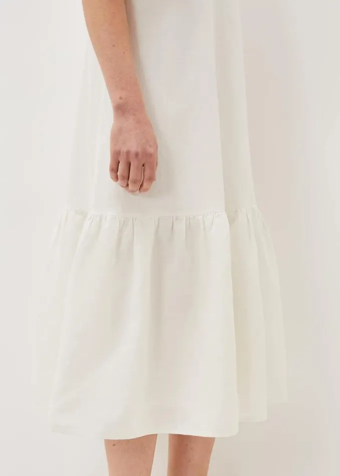 Phase Eight Claria White Midi Dress White Women Dresses