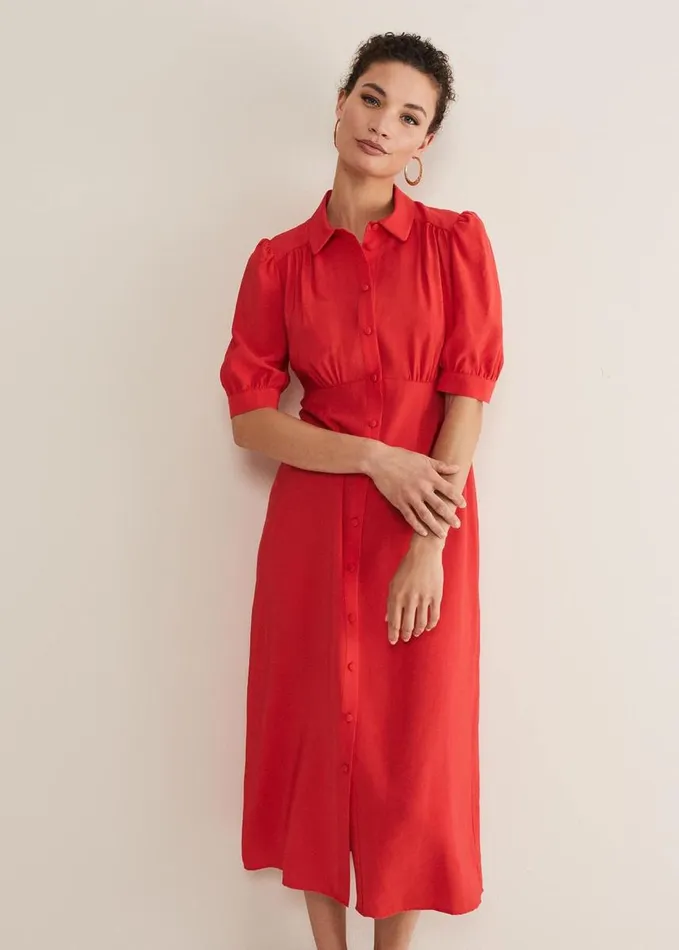 Phase Eight Cosette Dress Red Women Dresses