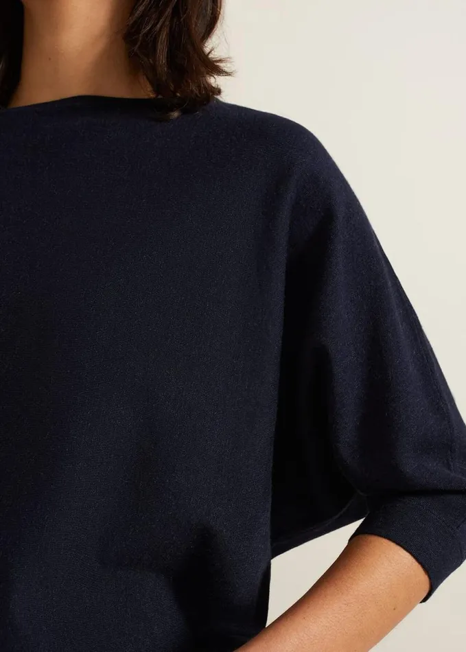 Phase Eight Cristine Knit Jumper Navy Women Knitwear
