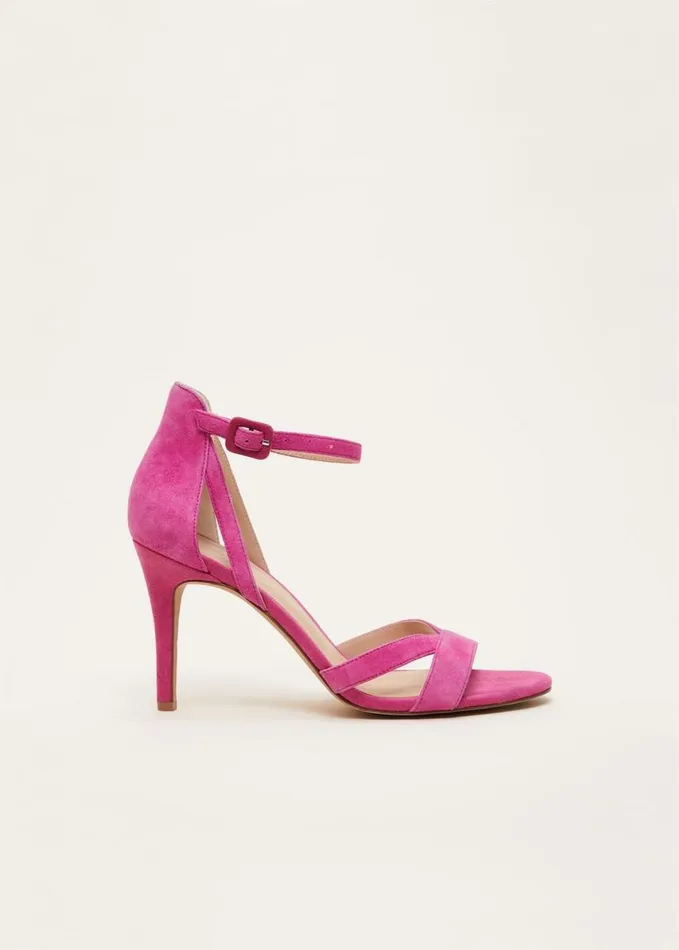 Phase Eight Cut Out Strappy Sandal Magenta Women Sandals