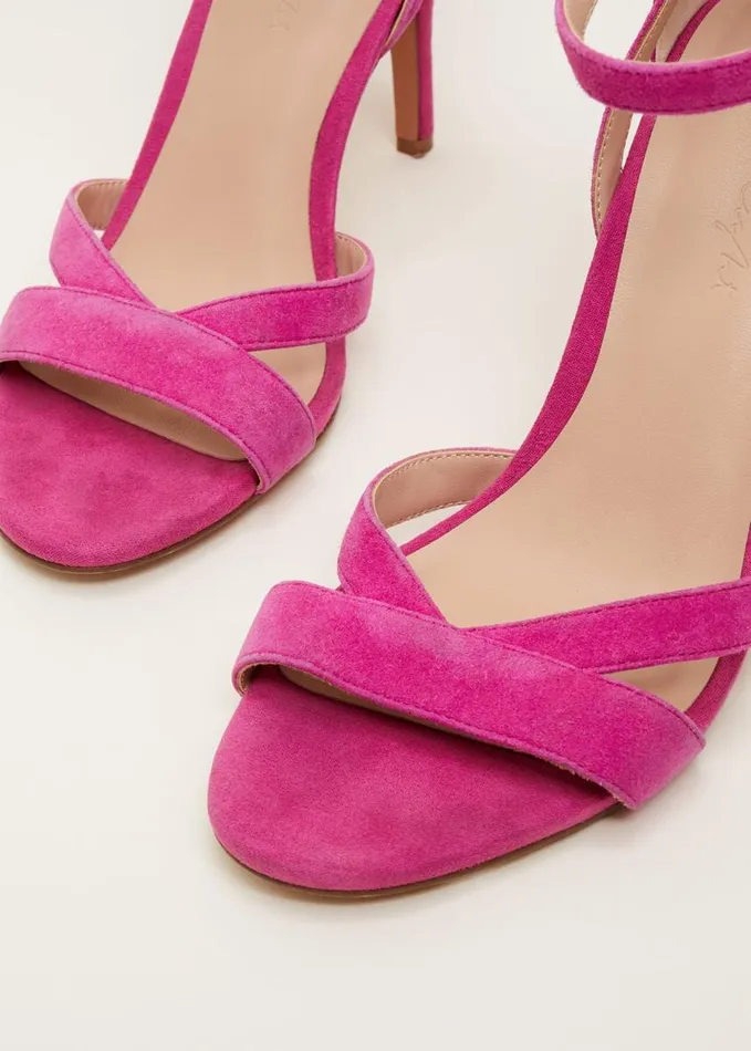 Phase Eight Cut Out Strappy Sandal Magenta Women Sandals