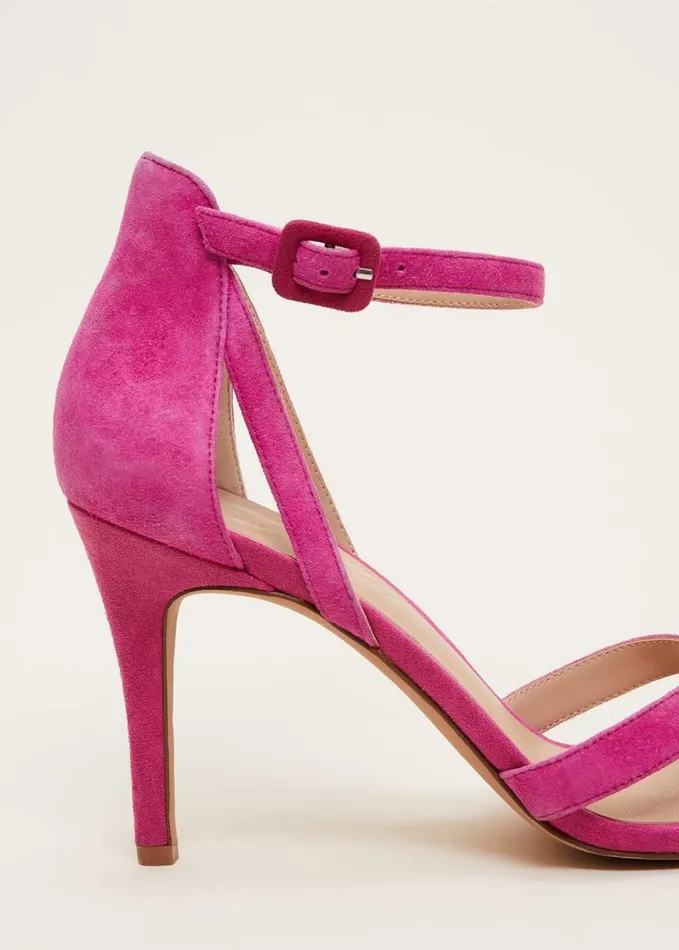 Phase Eight Cut Out Strappy Sandal Magenta Women Sandals