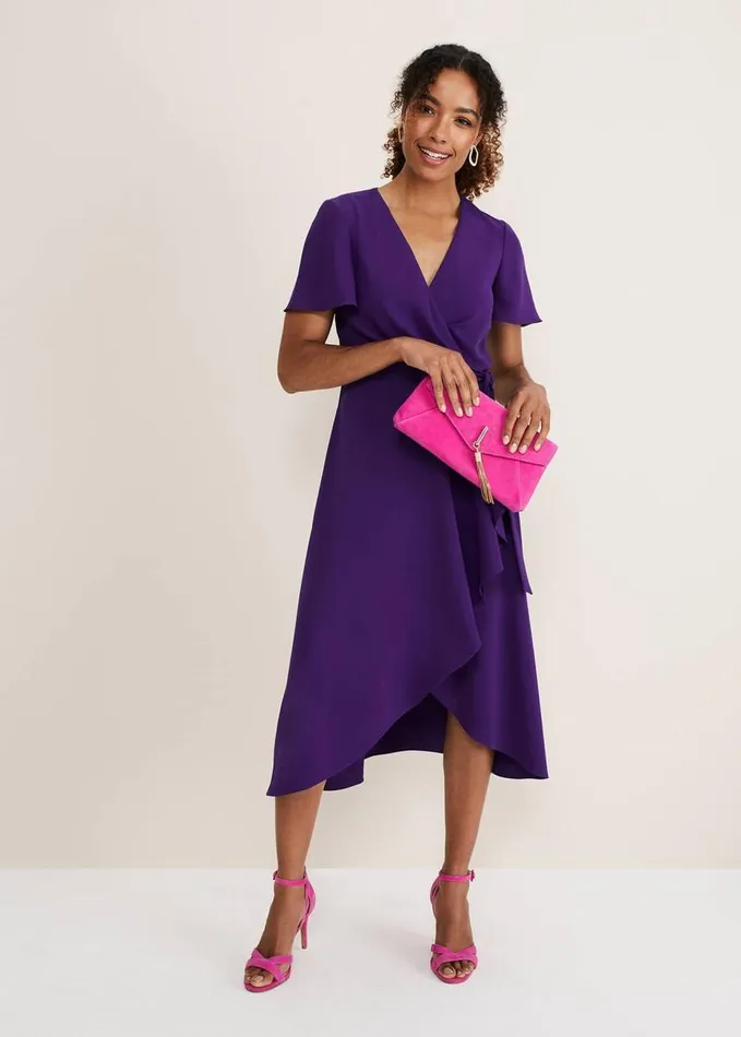 Phase Eight Cut Out Strappy Sandal Magenta Women Sandals