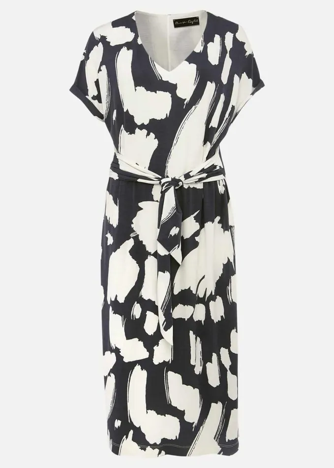 Phase Eight Dotterel Abstract Print Dress Carbonivory Women Dresses