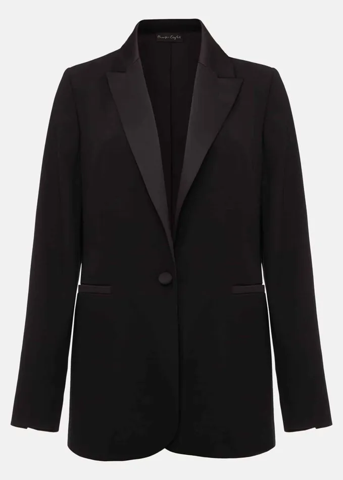 Phase Eight Elandra Tux Blazer Black Women Jackets