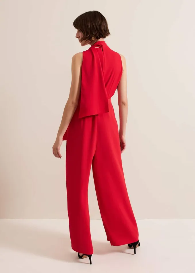 Phase Eight Elika Red Jumpsuit Red Women Dresses