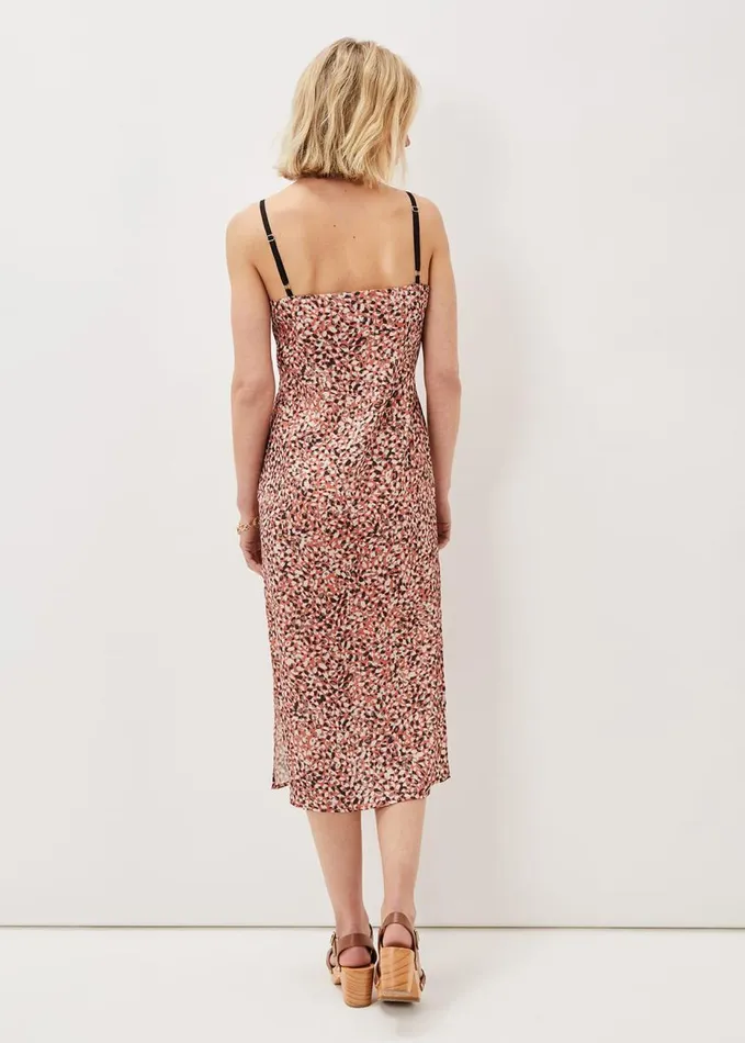 Phase Eight Ellerie Printed Slip Dress Natural Women Dresses