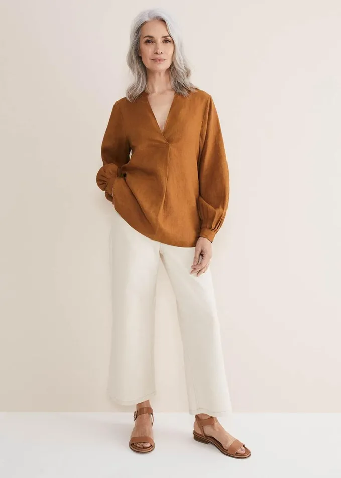 Phase Eight Emma Blouse Ginger Women Shirts and Blouses