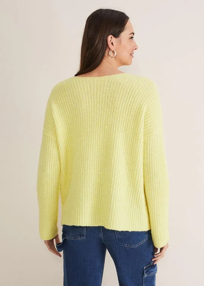 Phase Eight Fay Mohair Open Knitted Jumper Sherbet Women Knitwear
