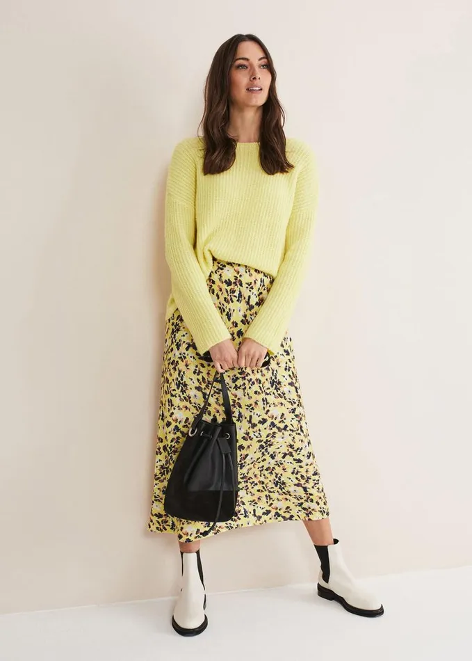Phase Eight Fay Mohair Open Knitted Jumper Sherbet Women Knitwear