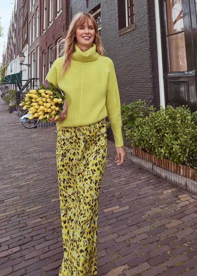 Phase Eight Filippa Cowl Neck Jumper Sherbet Women Knitwear