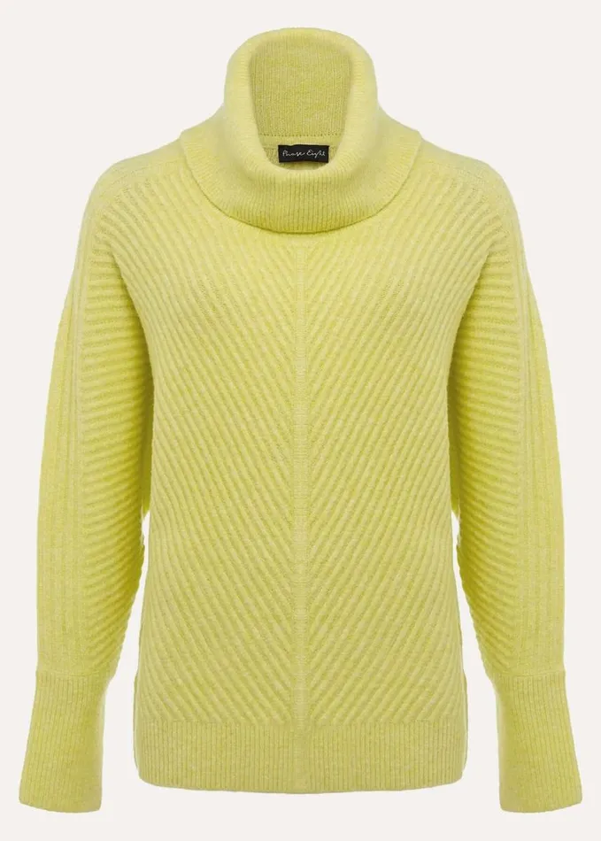 Phase Eight Filippa Cowl Neck Jumper Sherbet Women Knitwear