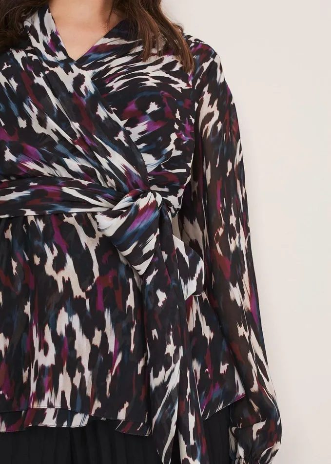 Phase Eight Florentine Printed Blouse Multicoloured Women Shirts and Blouses
