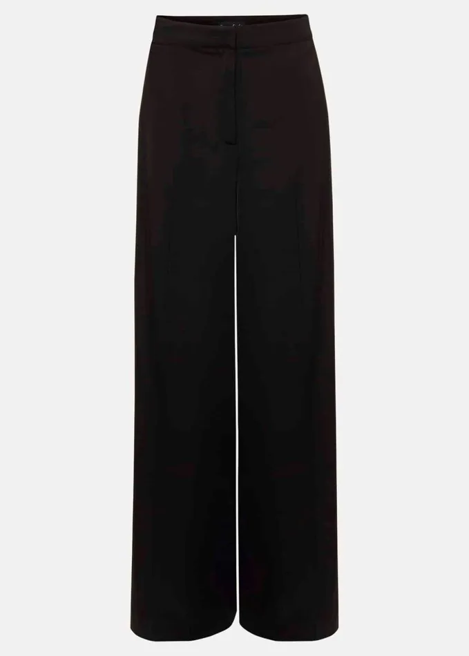 Phase Eight Florentine Wide Leg Trousers Black Women Trousers