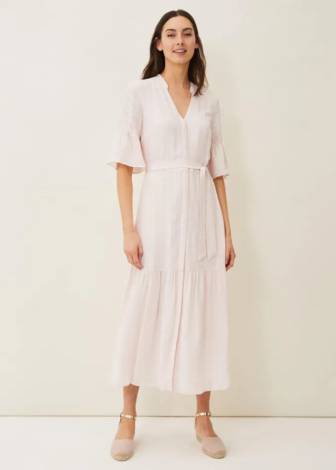 Phase Eight Germaine Midaxi Dress Pink Women Dresses