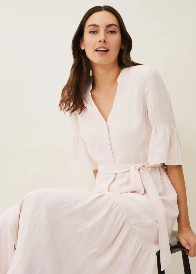 Phase Eight Germaine Midaxi Dress Pink Women Dresses