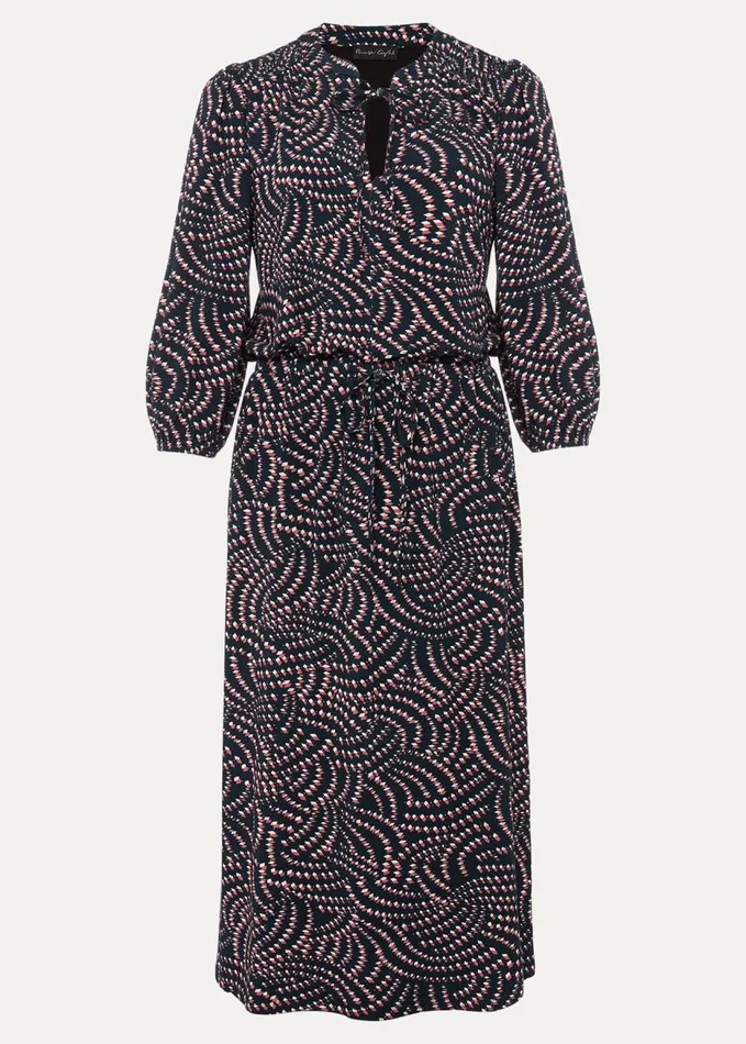 Phase Eight Grace Geo Tile Print Dress Multicoloured Women Dresses