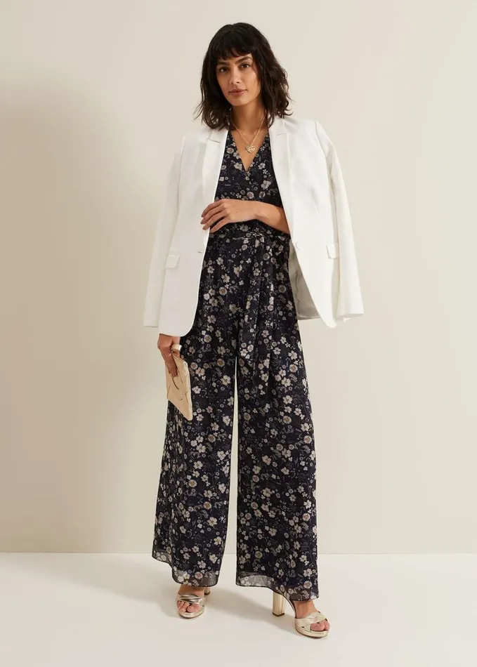 Phase Eight Helene Floral Print Jumpsuit Multicoloured Women Dresses