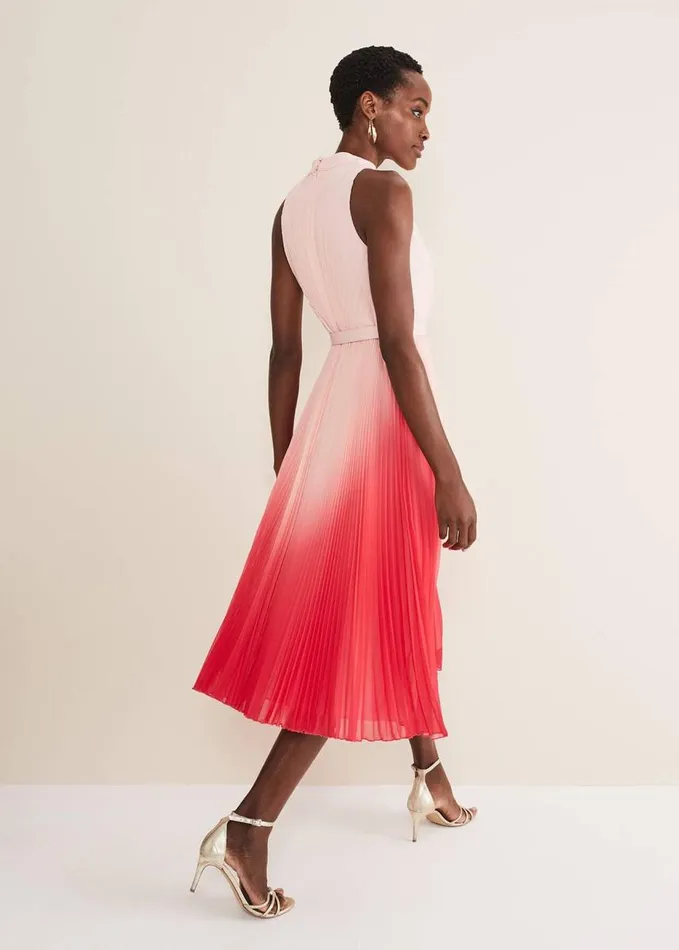 Phase Eight Henrietta Ombre Dress Pale Pinkpink Women Dresses
