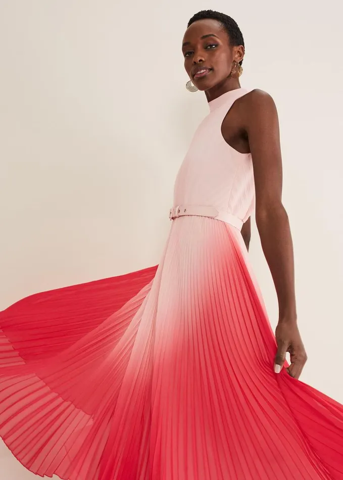 Phase Eight Henrietta Ombre Dress Pale Pinkpink Women Dresses