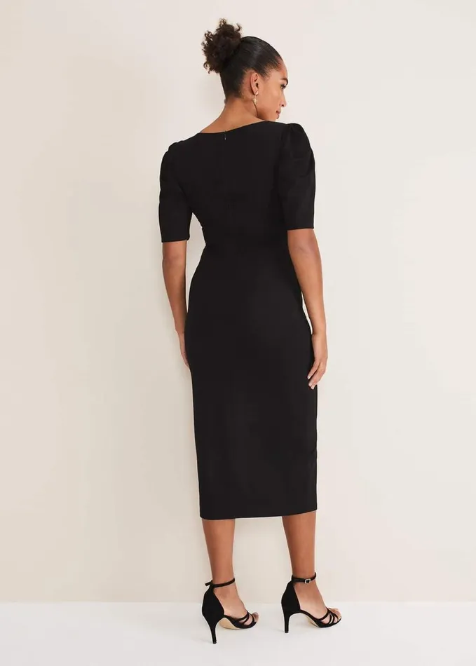 Phase Eight Indy Corset Bodycon Dress Black Women Dresses