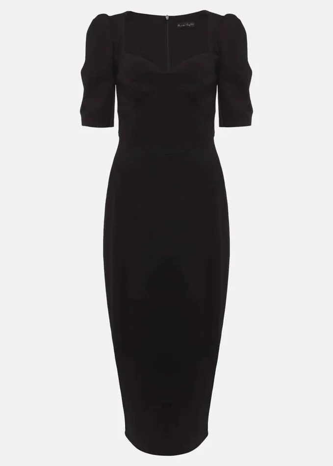 Phase Eight Indy Corset Bodycon Dress Black Women Dresses