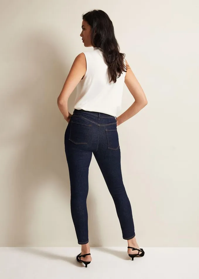 Phase Eight Jelena Super Comfort Skinny Jeans Indigo Women Trousers
