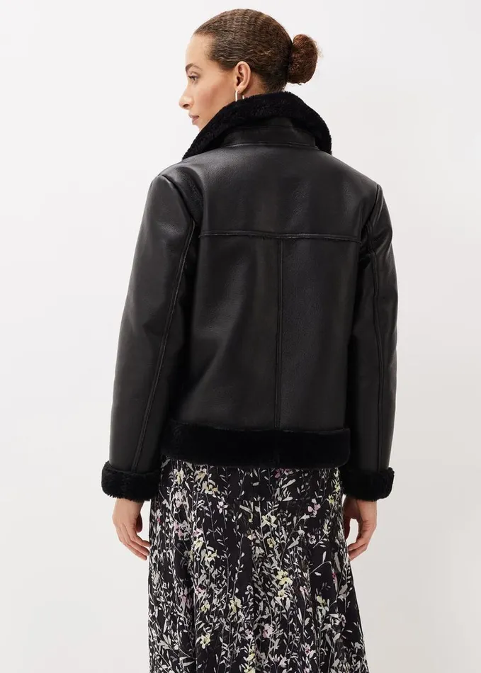 Phase Eight Kya Aviator Jacket Black Women Jackets