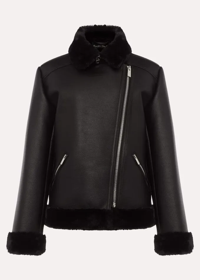 Phase Eight Kya Aviator Jacket Black Women Jackets
