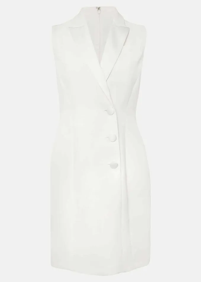 Phase Eight Lolicia Sleeveless Tux Dress White Women Dresses