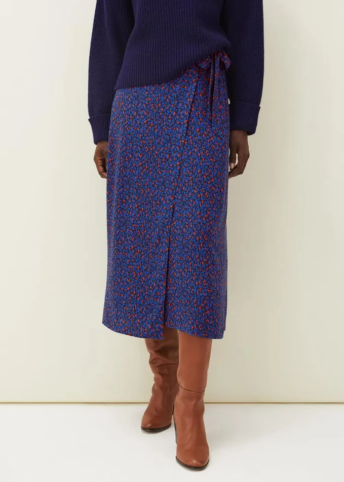 Phase Eight Lou Lou Animal Print Wrap Skirt Spiceink Women Skirts