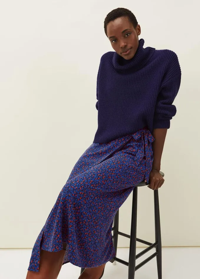 Phase Eight Lou Lou Animal Print Wrap Skirt Spiceink Women Skirts