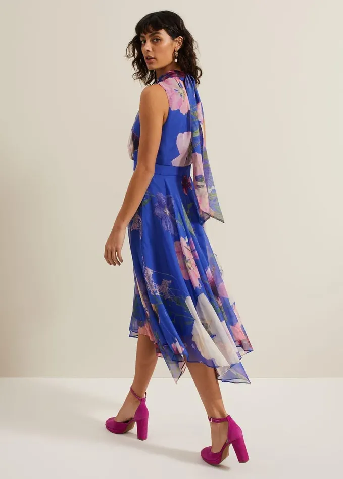Phase Eight Lucinda Print Dress Multicoloured Women Dresses