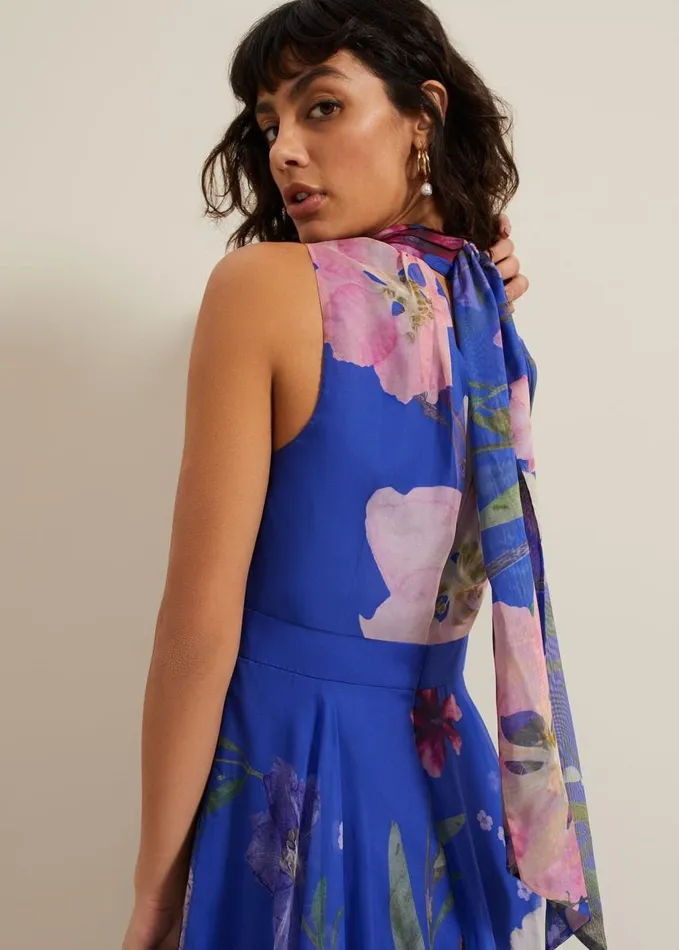 Phase Eight Lucinda Print Dress Multicoloured Women Dresses