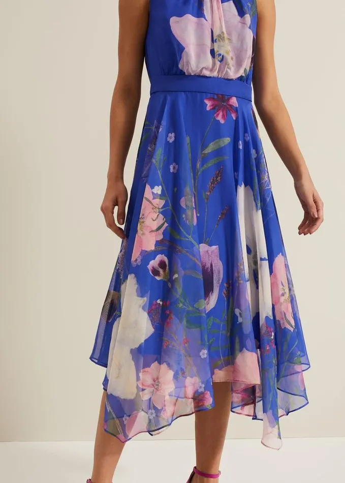 Phase Eight Lucinda Print Dress Multicoloured Women Dresses
