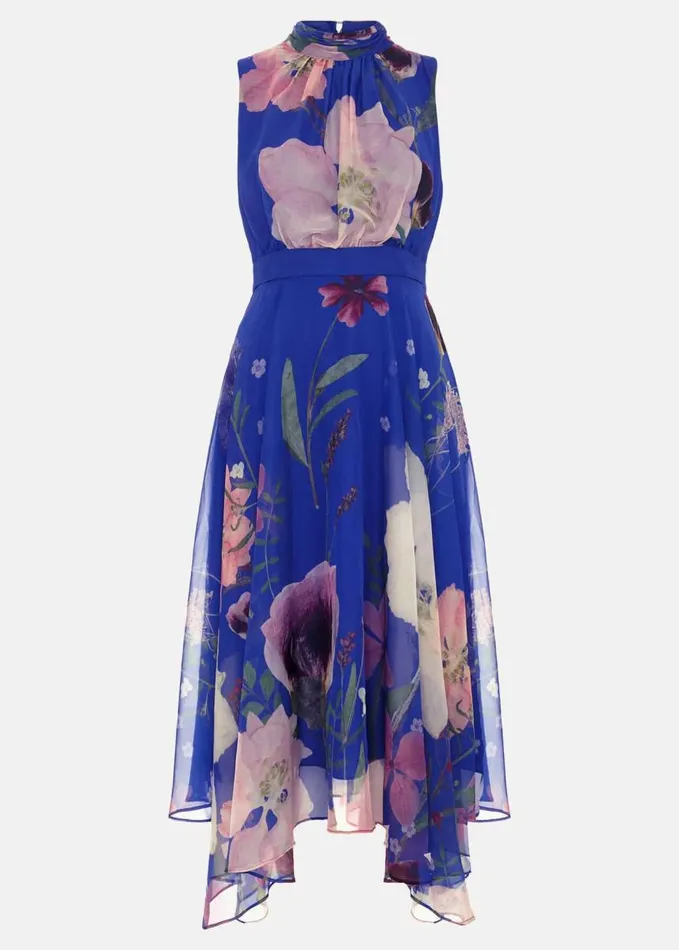 Phase Eight Lucinda Print Dress Multicoloured Women Dresses