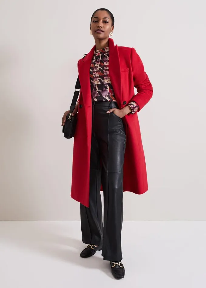 Phase Eight Lyla Satin Printed Blouse Multicoloured Women Shirts and Blouses