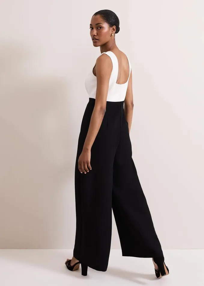 Phase Eight Maisy Jumpsuit Blackivory Women Dresses